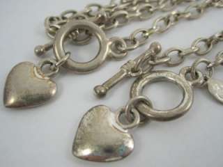 Premier Designs Silvertone Single Heart Toggle 18 Necklace/ 7.5 