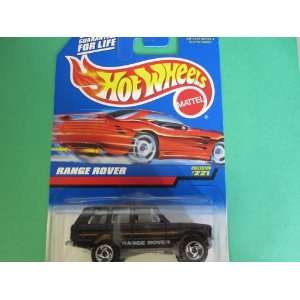 Range Rover Hot Wheels Collector #221 on Red Card with Construction 
