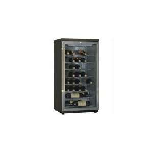  Haier 42 Bottle Single Zone Wine Cooler With Graphite Trim 