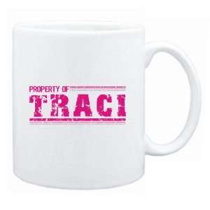  New  Property Of Traci Retro  Mug Name