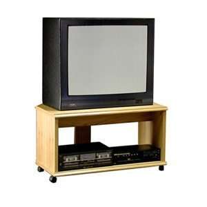  VRush 180076 Heirlooms Corner Cart TV Stand, Natural