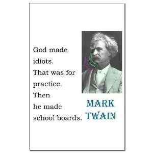  Twain Idiots Mark Mini Poster Print by  Patio 