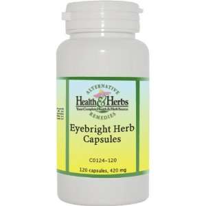 Alternative Health & Herbs Remedies Eyebright Herb Capsules, 120 Count 