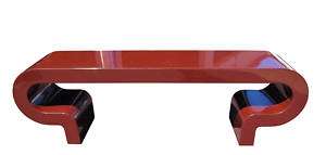 Charles Hollis Jones Waterfall Console Lacquered Finish  