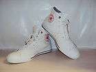 Converse All Star Chuck Taylor White w/ Red Heart Size Mens10.5 WMS 