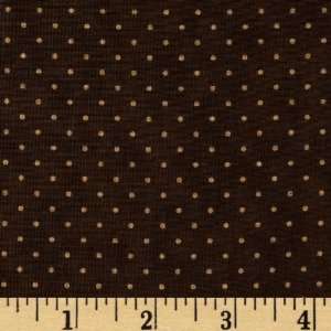  44 Wide Moda Essential Dots (# 8654 45) Chocolate Fabric 
