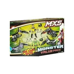  Road Champs MXS Monster Value Pack with Die Cast Bikes and 
