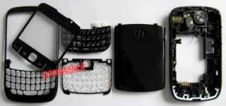Full Housing Cover Case For Blackberry Curve 8520 Black  