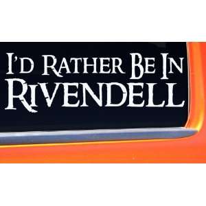   Be In Rivendell LOTR Bumper Sticker elf hobbit decal 