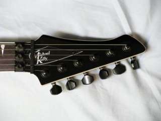 MICHAEL KELLY Hex XT Blackwash guitar NEW w/ Hard Case   B stock 
