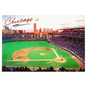 Chicago Wrigley Field Souvenir Postcard (Set of 2)  Sports 