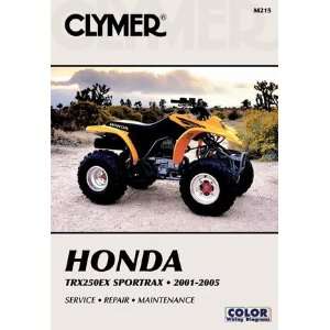    CLYMER REPAIR MANUAL HONDA TRX250EX SPORTRAX 01 05: Automotive
