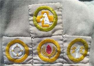   Boy Scout Jacket, Semi Belted Scoutmaster? w/Merit Badges, BSA Patches