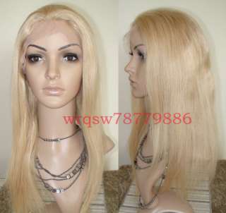 26 #613 full lace wigs human remy Indian hair silky  
