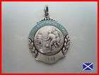   Quality Silver Scottish Thistle Watch Fob Hamilton Cup 1912  