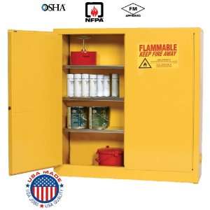  24 Gallon Yellow Paint Safety Cabinets 