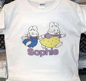 Cute Personalized Max and Ruby T Shirt  