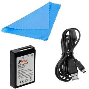   Data Cable Cord + Microfiber Cleaning Cloth for Olympus E SYSTEM E P1