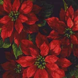   Poinsettia Fabric by Michael Miller Fabrics Arts, Crafts & Sewing