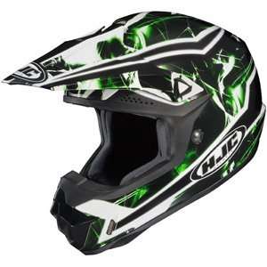  HJC CL X6 Helmet   Hydron Green Automotive