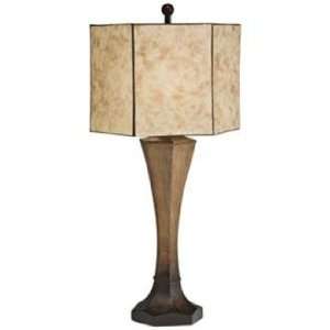  Kichler Maddox Mica Shade Distressed Table Lamp: Home 