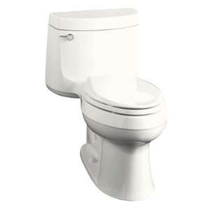 Cimarron Comfort Height Elongated Toilet in White Finish: Mexican Sand