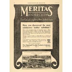  1919 Ad Standard Textile Akron Meritas Leather Cloth 