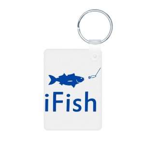  Aluminum Photo Keychain iFish Fishing Fisherman 