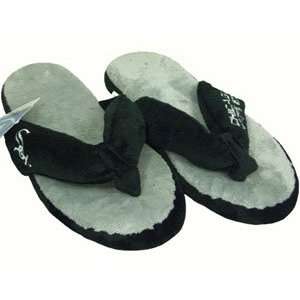  Chicago White Sox Plush Thong Slippers   X Large: Sports 