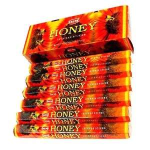  : Hem Honey Incense Sticks 120ct (Case of 12): Health & Personal Care
