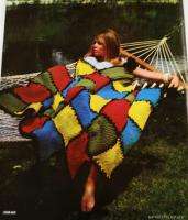 1968 Vintage Knit & Crochet Bernat Afghans Book 13 Patterns  