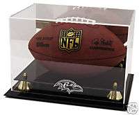 Baltimore Ravens Deluxe Football Display Case  