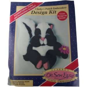 Clarkes Punch Embridery Design Kit Scented Skunk 