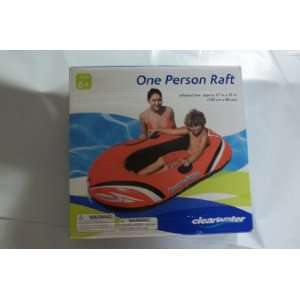     one person raft   inflated size is 57 inches Toys & Games