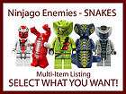   * Ninjago Snakes   Enemy Minifigures   Ninja Serpent   Snake Bad Guys