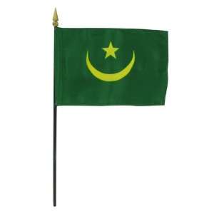  Mauritania 4 x 6 Stick Flag Patio, Lawn & Garden