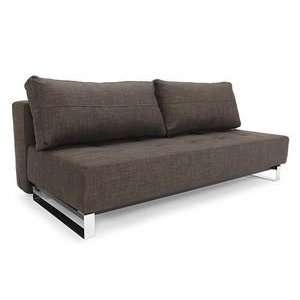   Deluxe Excess Sofa Bed Brown Begum by Innovation