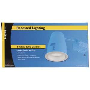  2 each: Halo Baffle Recessed Lighting Kit (P432WB): Home 