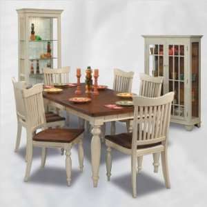   /60858 ColorTime Cafe Maspero Dining Table Set in Sand Shell White