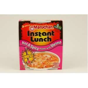 Maruchan Hot & Spicy Shrimp 2.25 oz Case of 12  Grocery 