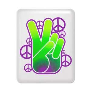  iPad Case White Peace Symbol Sign Neon Hand: Everything 