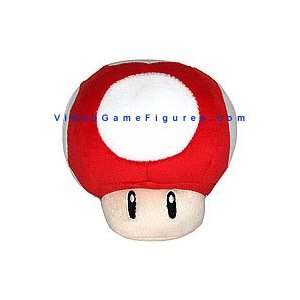  Mario Kart Wii Vol. 1 Plush   Red Super Mushroom Toys 