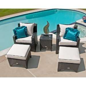  The Marchesa Collection 2 Person All Weather Wicker Patio 