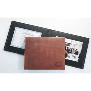  Chicago Bears Black Leather Dual Picture Frame: Sports 