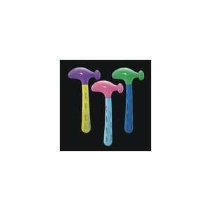 22 Blow Up Inflatable Hammers in Assorted Colors Health 