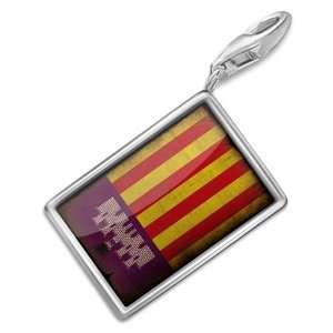  FotoCharms Mallorca (Spain) Flag   Charm with Lobster 