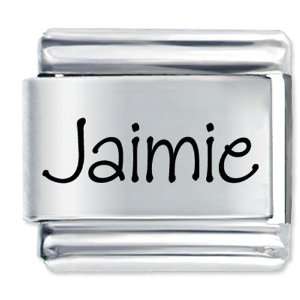  Name Jaimie Gift Laser Italian Charm: Pugster: Jewelry