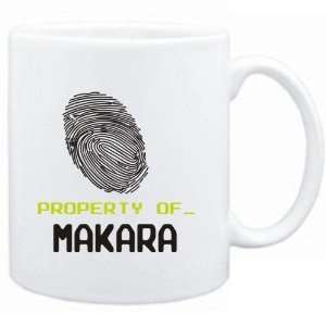  Mug White  Property of _ Makara   Fingerprint  Female 