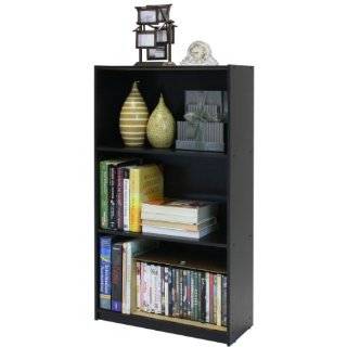  Mainstays 3 Shelf Bookcase, Black