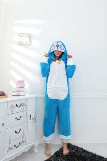 Japan Anime Doraemon Jingle Cats Costume Cosplay Kigurumi Pajamas 